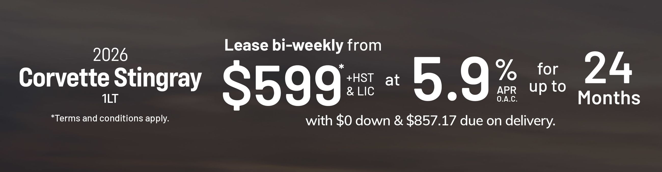 2026 Corvette Stingray 1LT - VLP