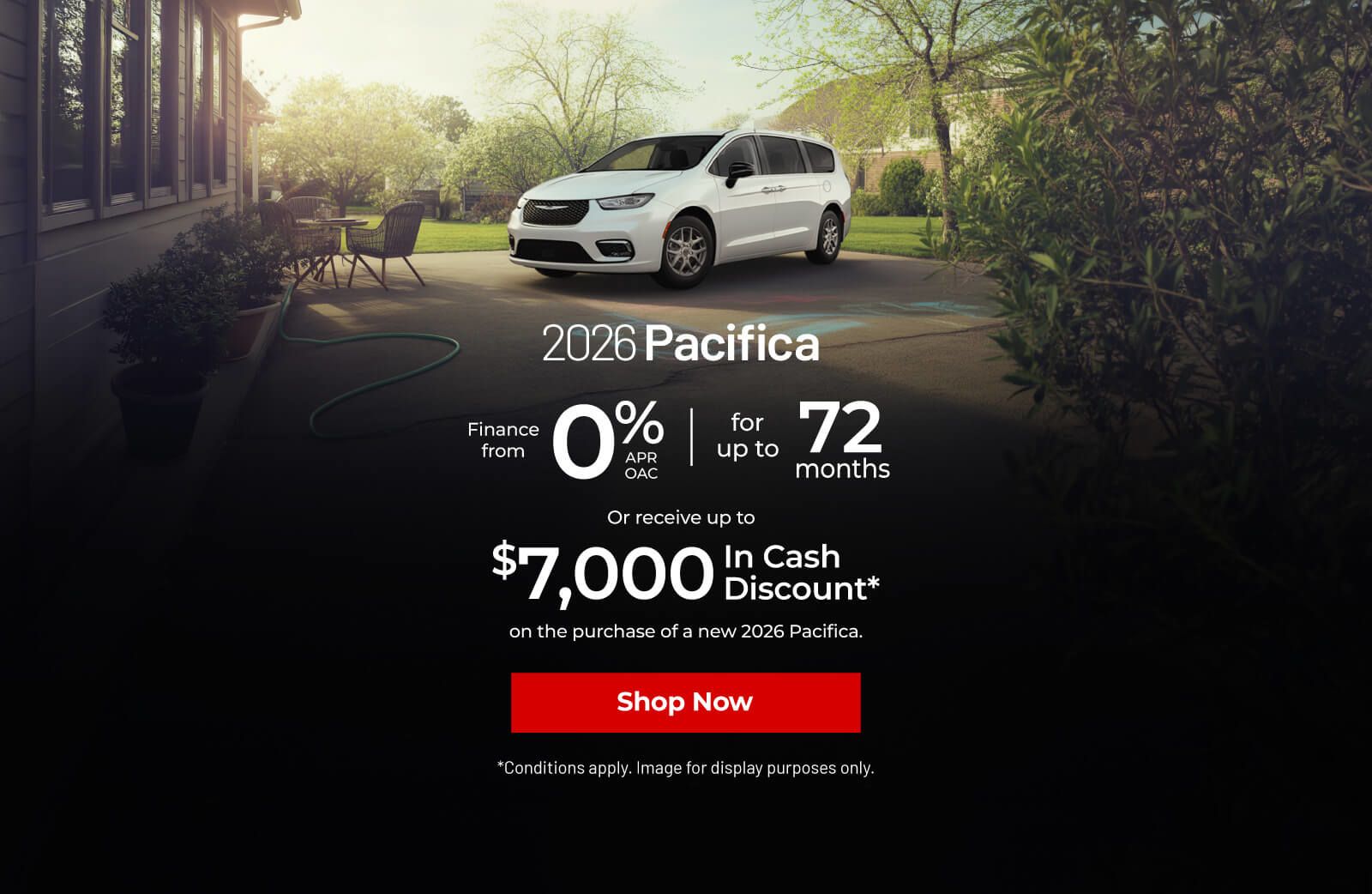 2026 Chrysler Pacifica Offer