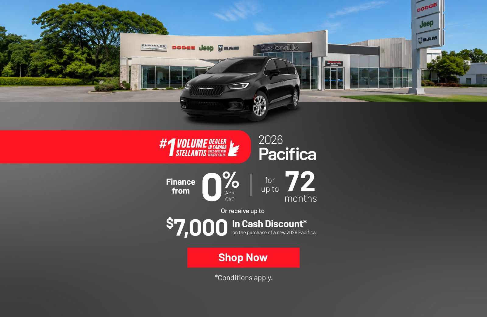 2026 Chrysler Pacifica Offer