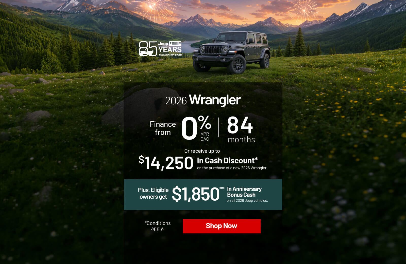 2026 Jeep Wrangler Offer