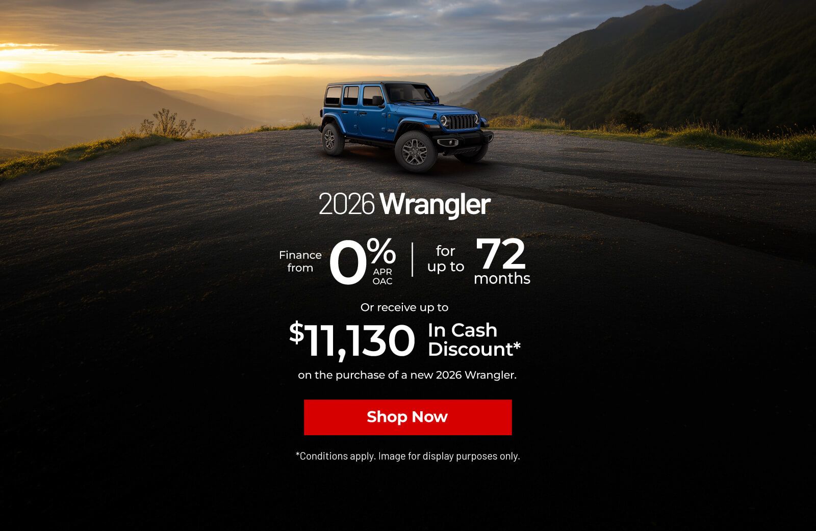 2026 Jeep Wrangler Offer