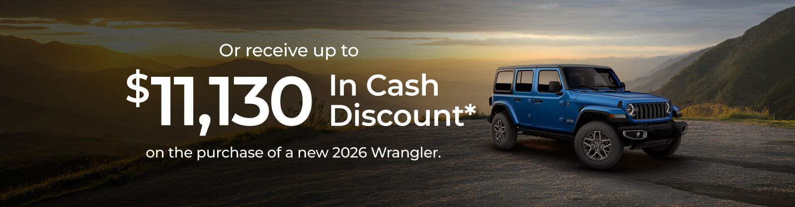 2026 Jeep Wrangler Offer