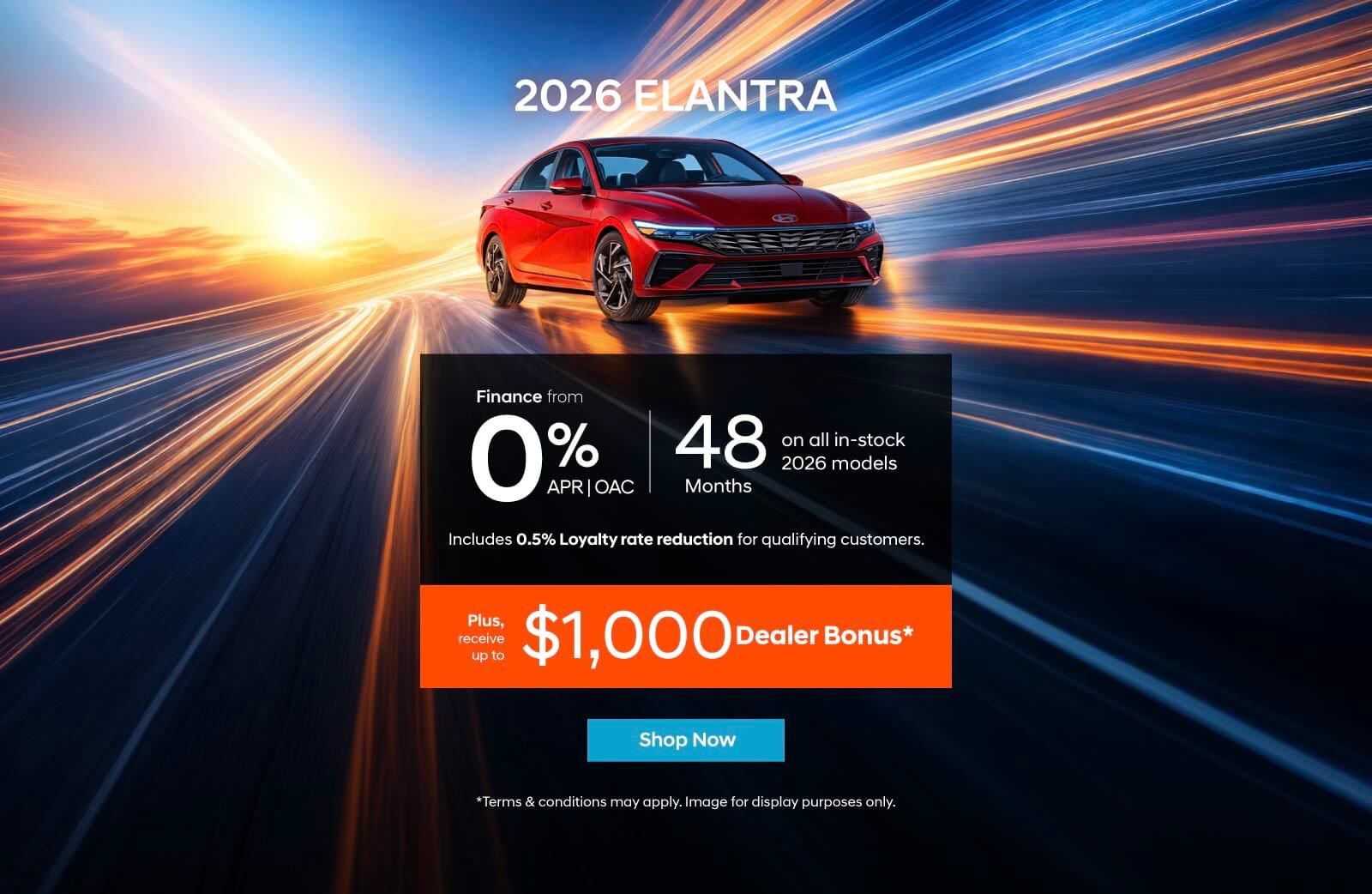 2026 Elantra Special Offer