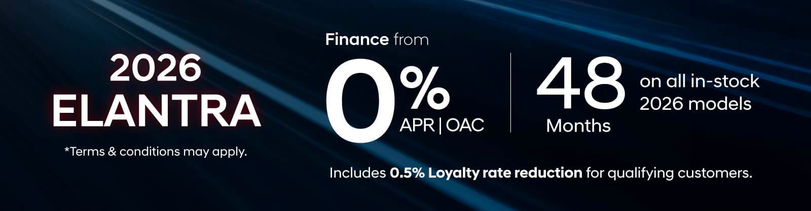 2026 Elantra Special Offer