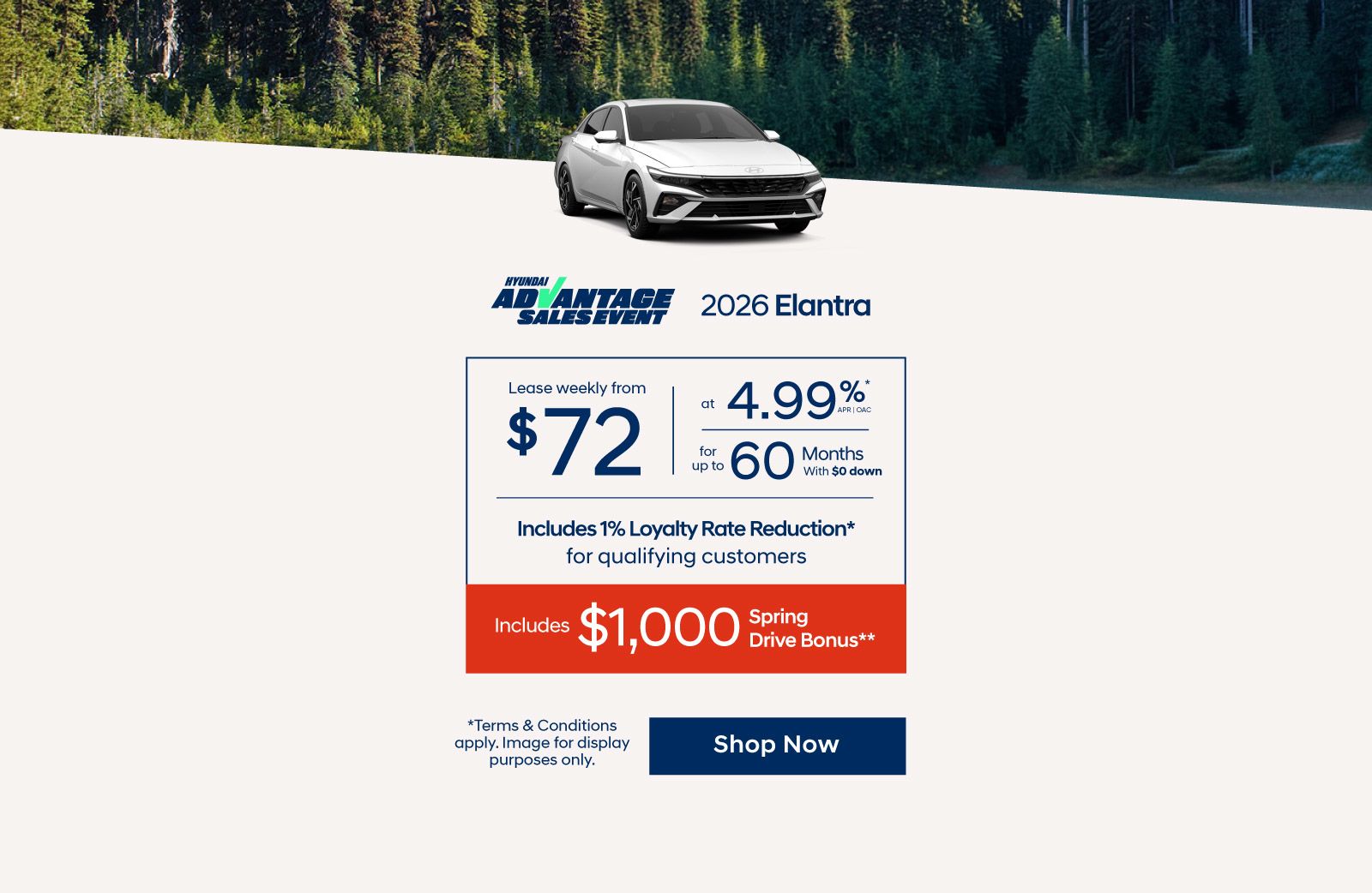 2026 Elantra Lease Offer
