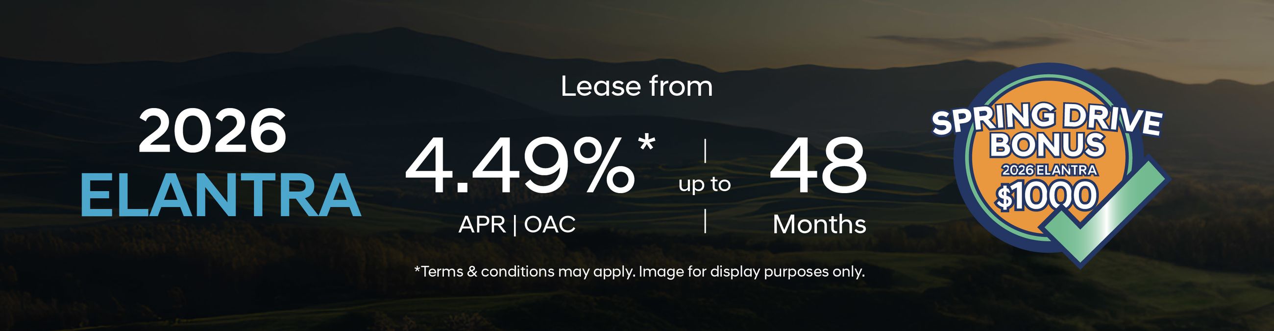 2026 Elantra Lease Offer