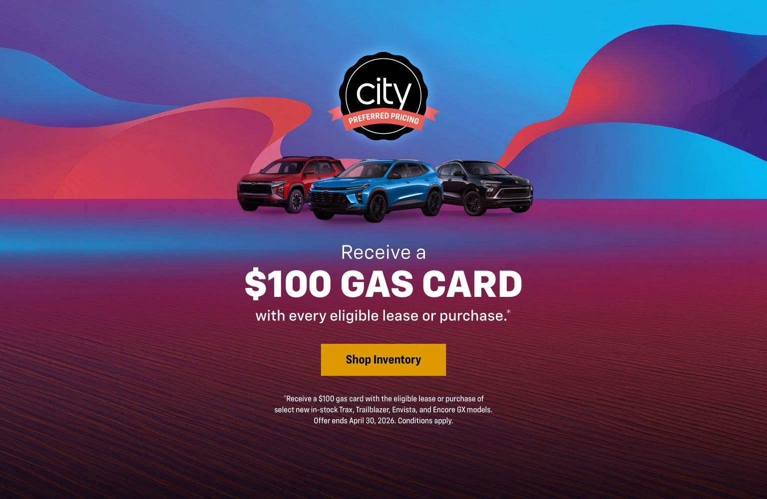 City Preferred Pricing on Compact SUVs - Slider