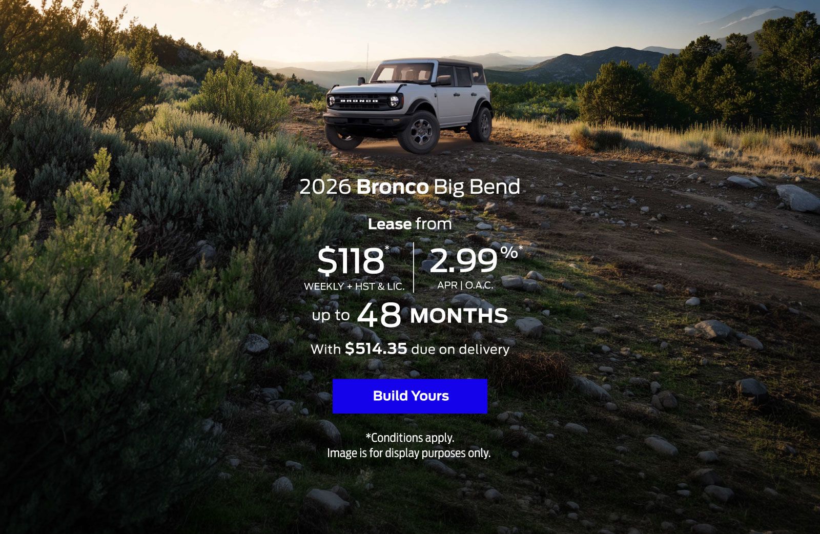 2026 Bronco Big Bend in Brampton