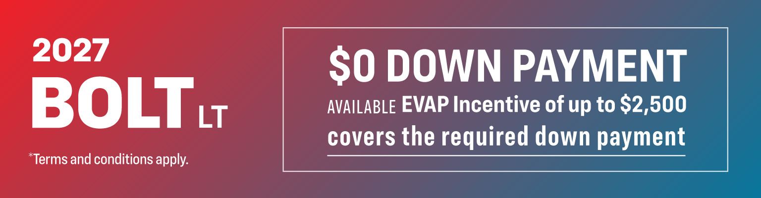 Chevrolet Bolt EV Lease Offer - VLP