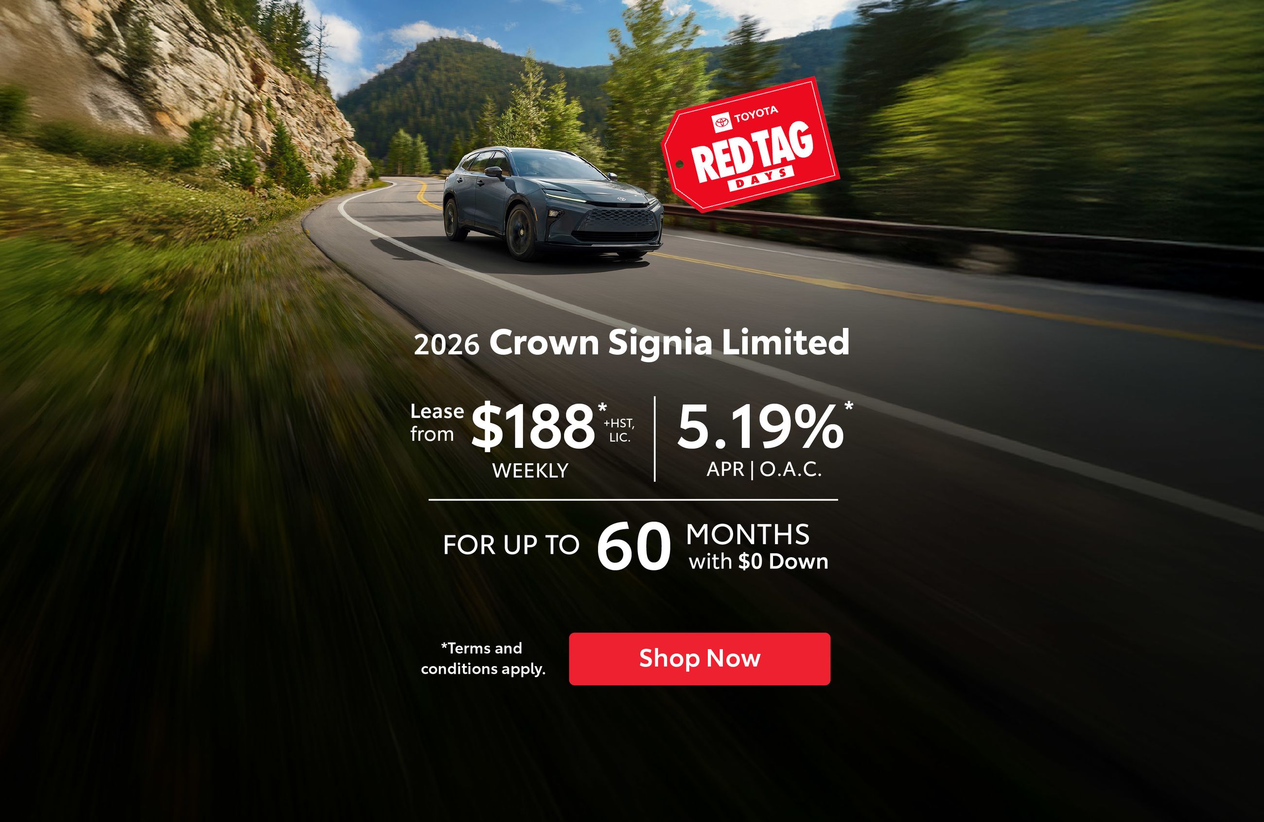 2026 Toyota Crown Signia Lease Offer - Home page