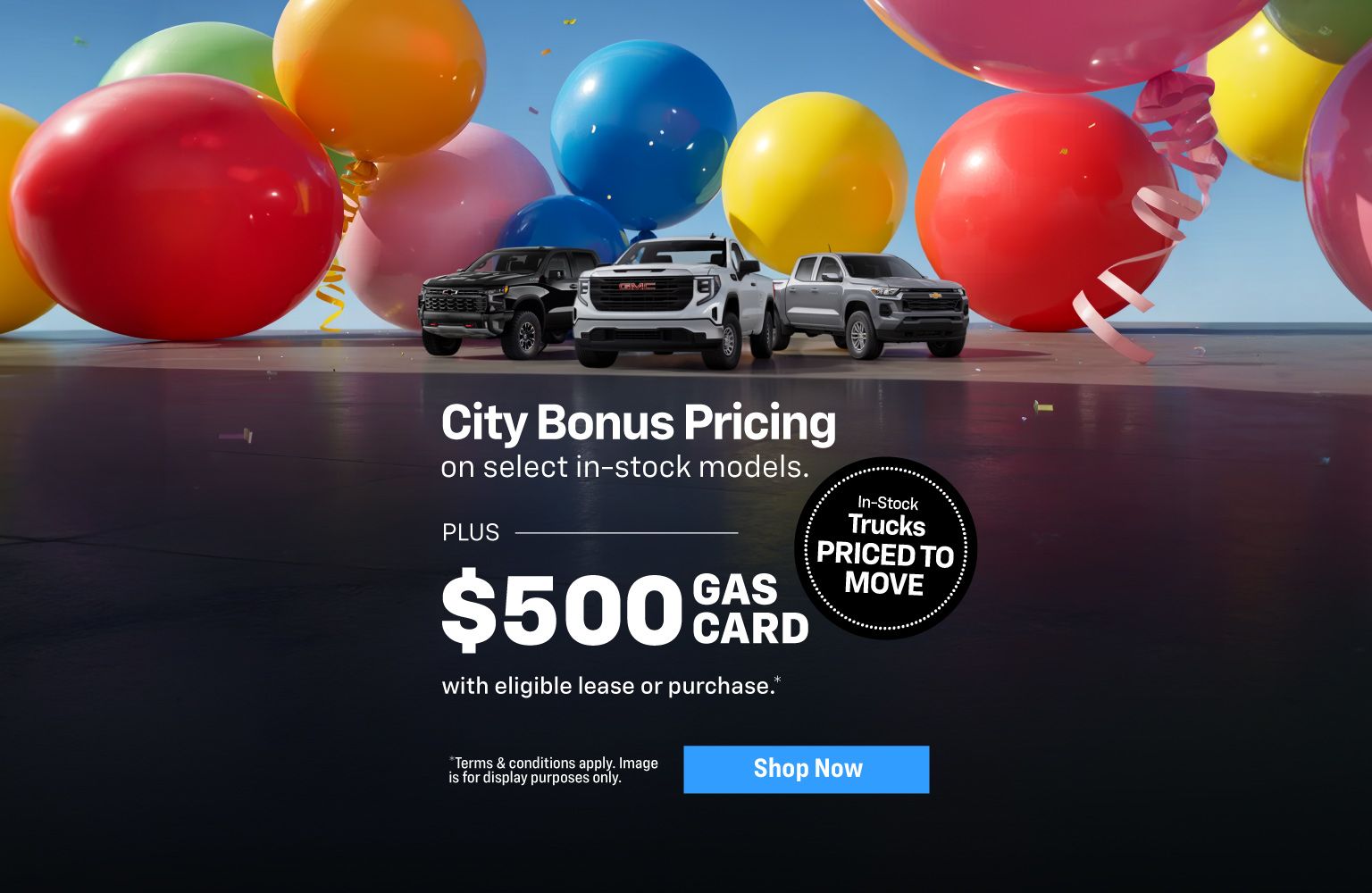 Truck Bonus Pricing - Slider