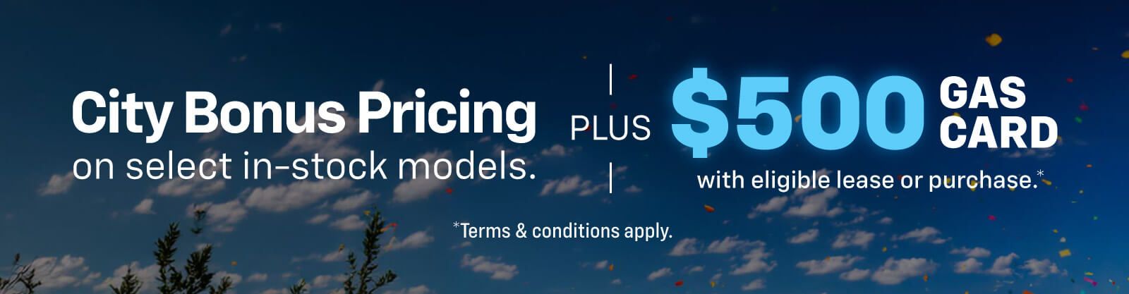 Truck Bonus Pricing - VLP