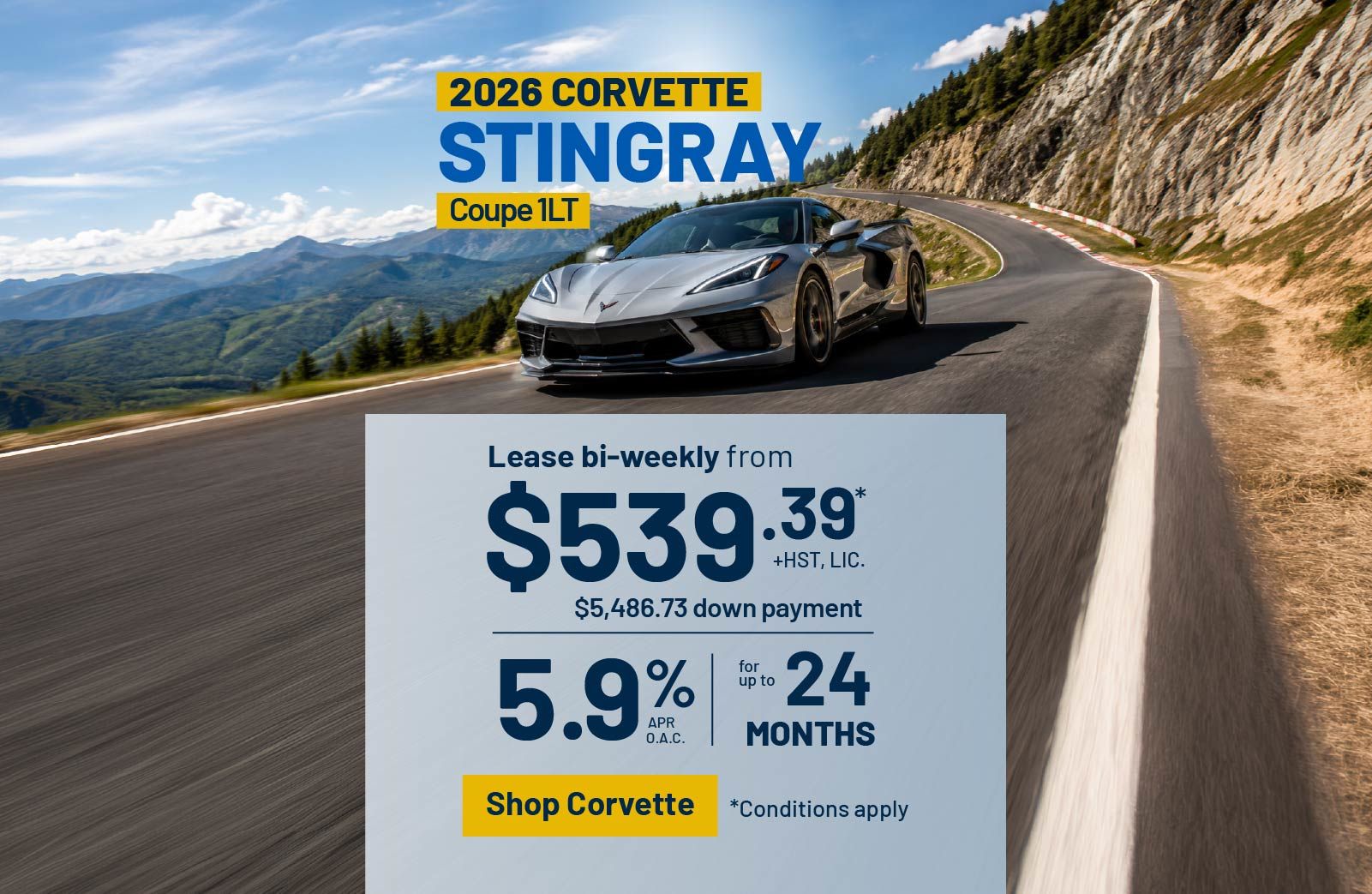 Corvette Stingray 1LT - Slider