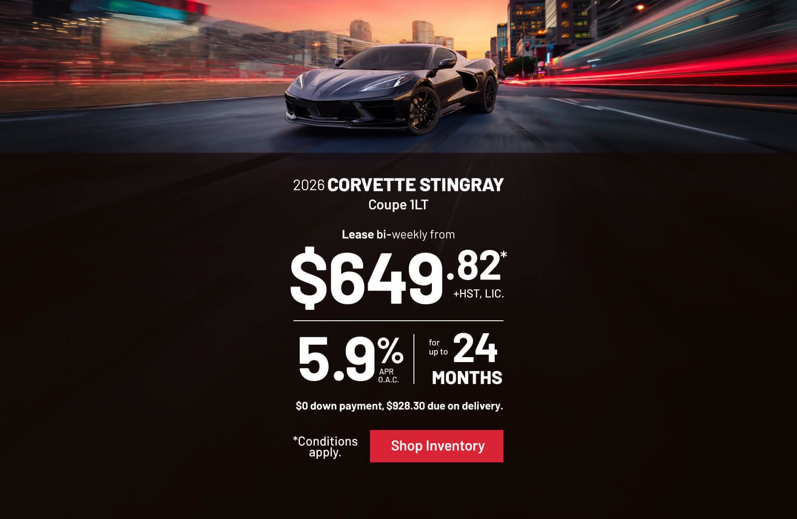 Corvette Stingray 1LT - Slider
