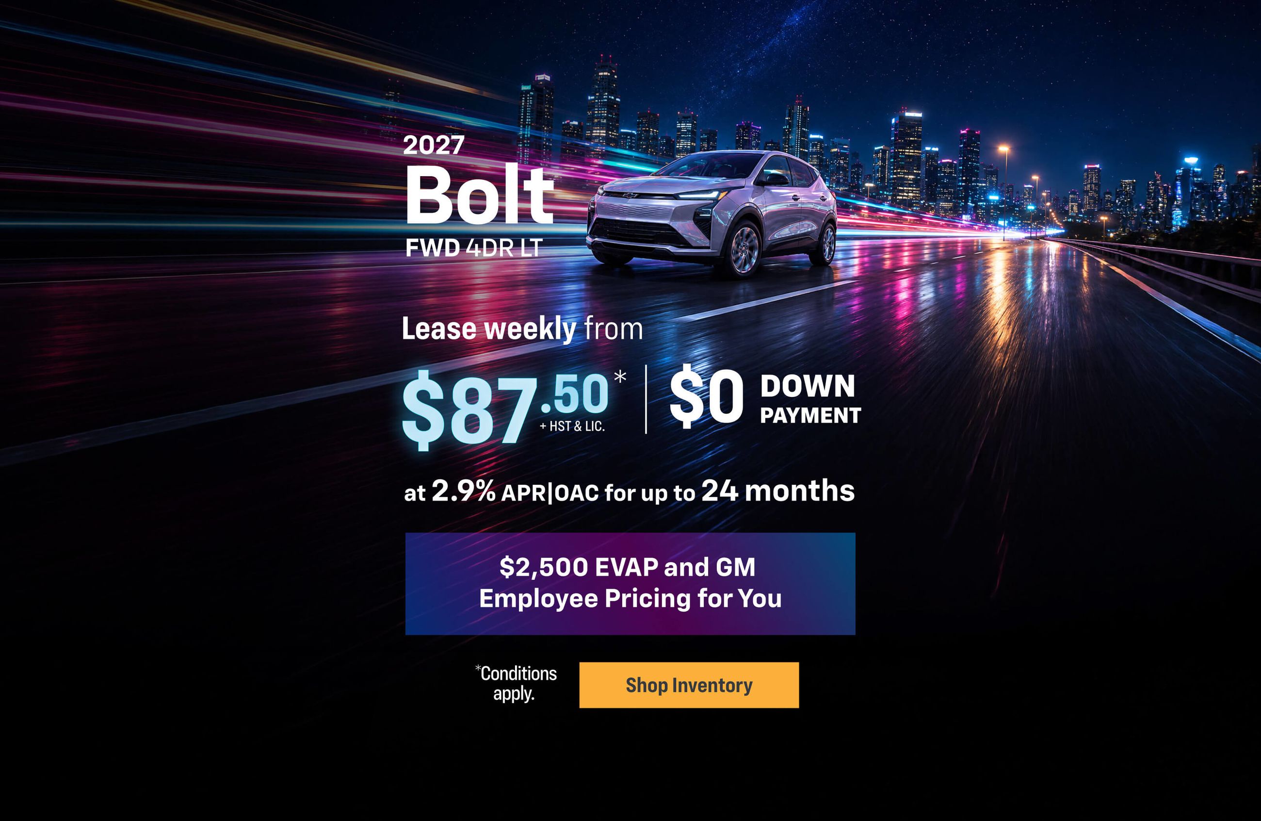 Chevrolet Bolt EV - Slider