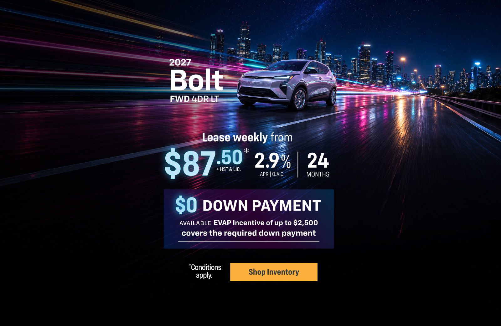 Chevrolet Bolt EV - Slider