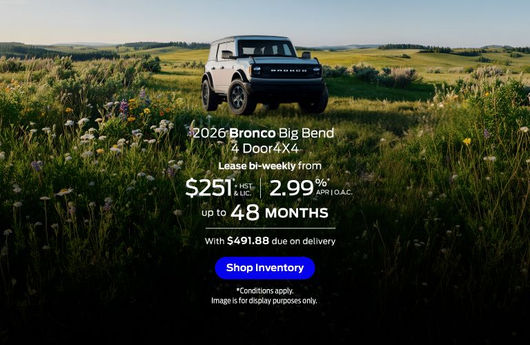 2026 Bronco Big Bend Special Offer (Copy)