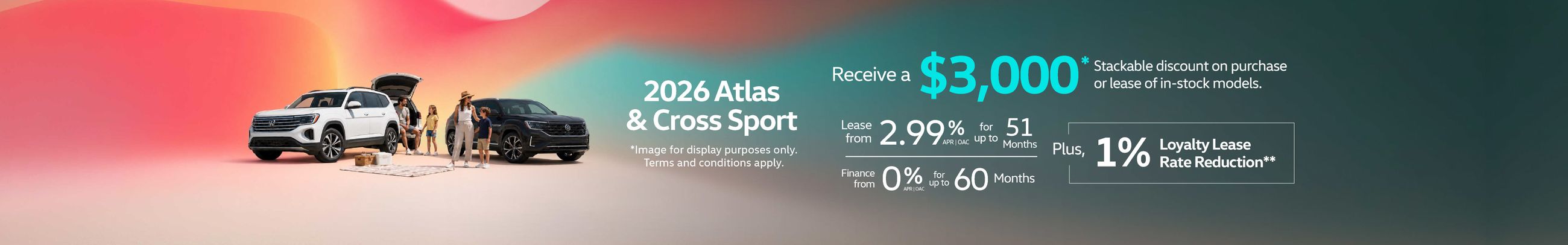 2026 VW Atlas Cross Sport Offer
