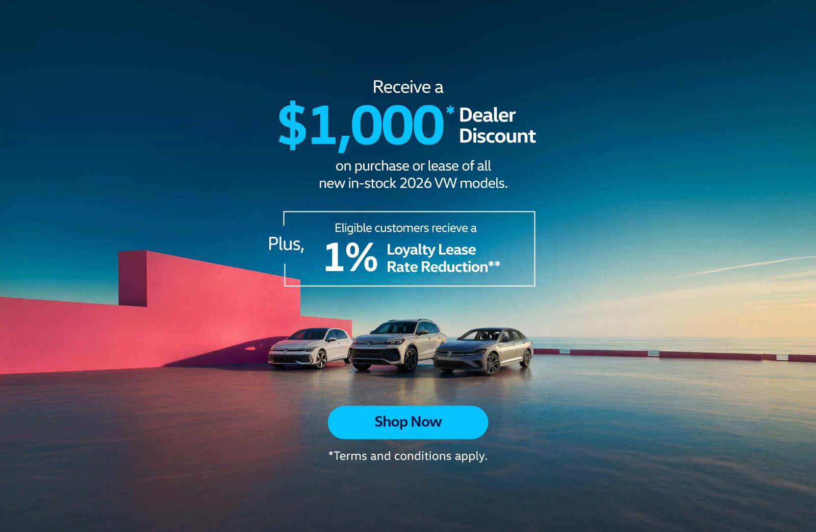 2026 Volkswagen Lineup Offer