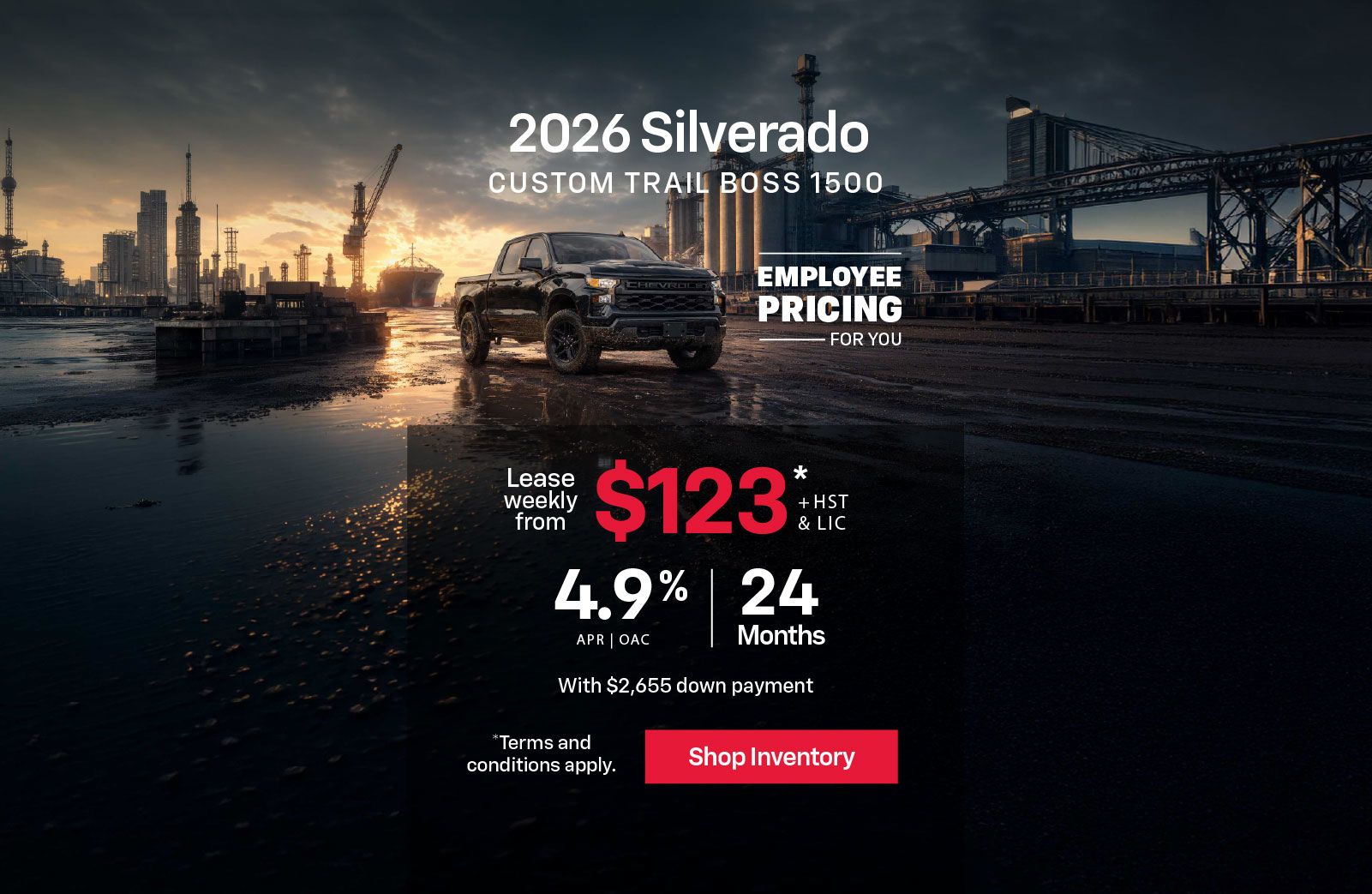Silverado 1500 Lease Offer - Slider