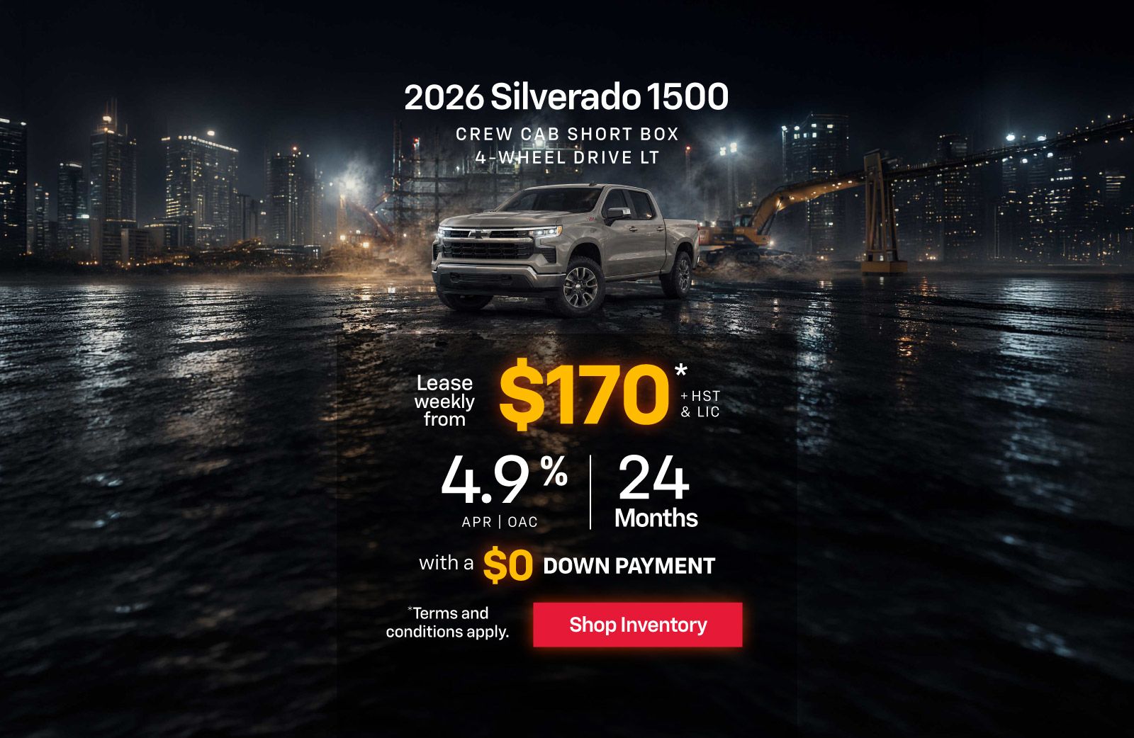 Silverado 1500 Lease Offer - Slider