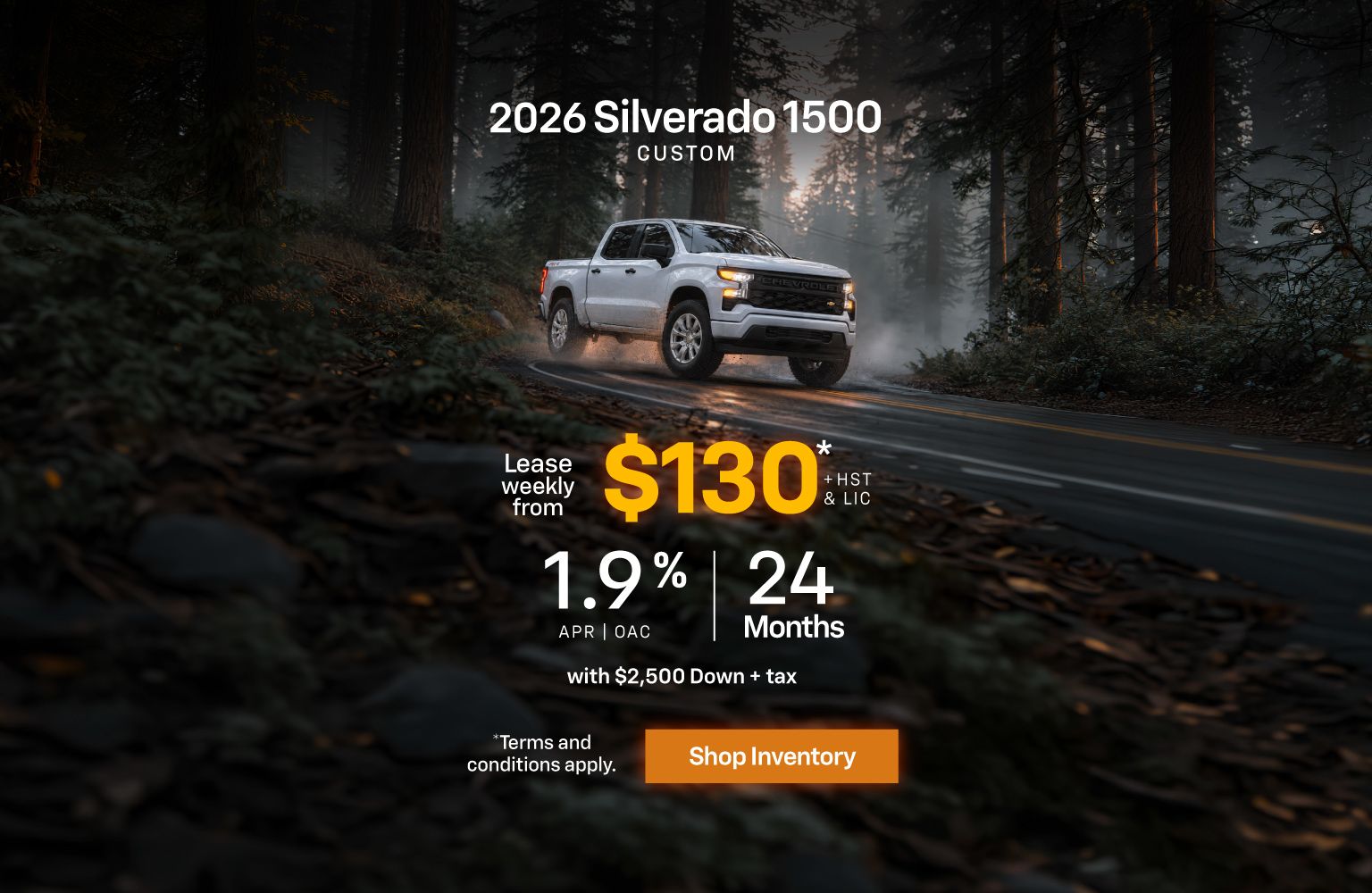 Silverado 1500 Lease Offer - Slider