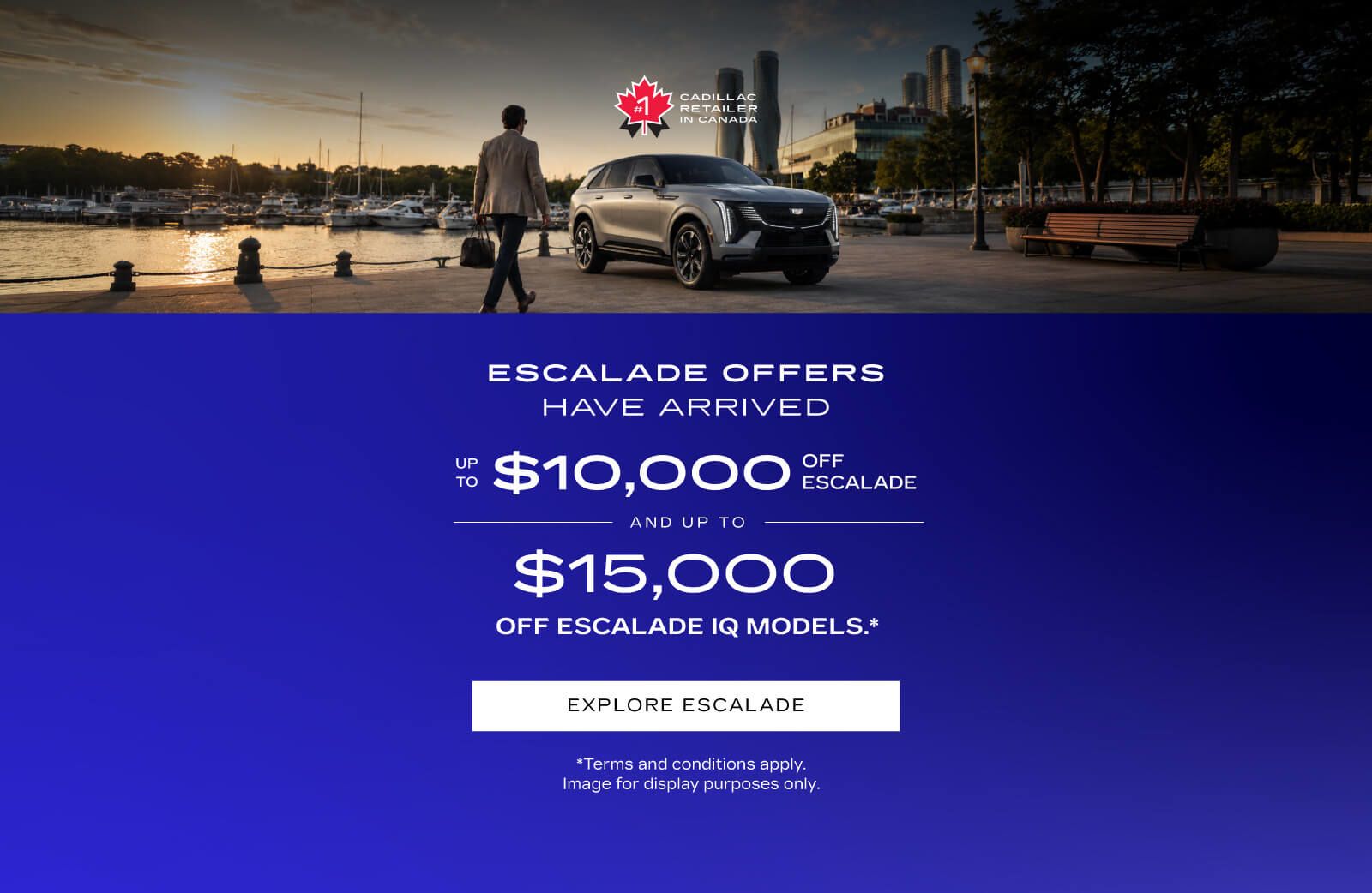 Escalade & Escalade IQ Offer - Slider