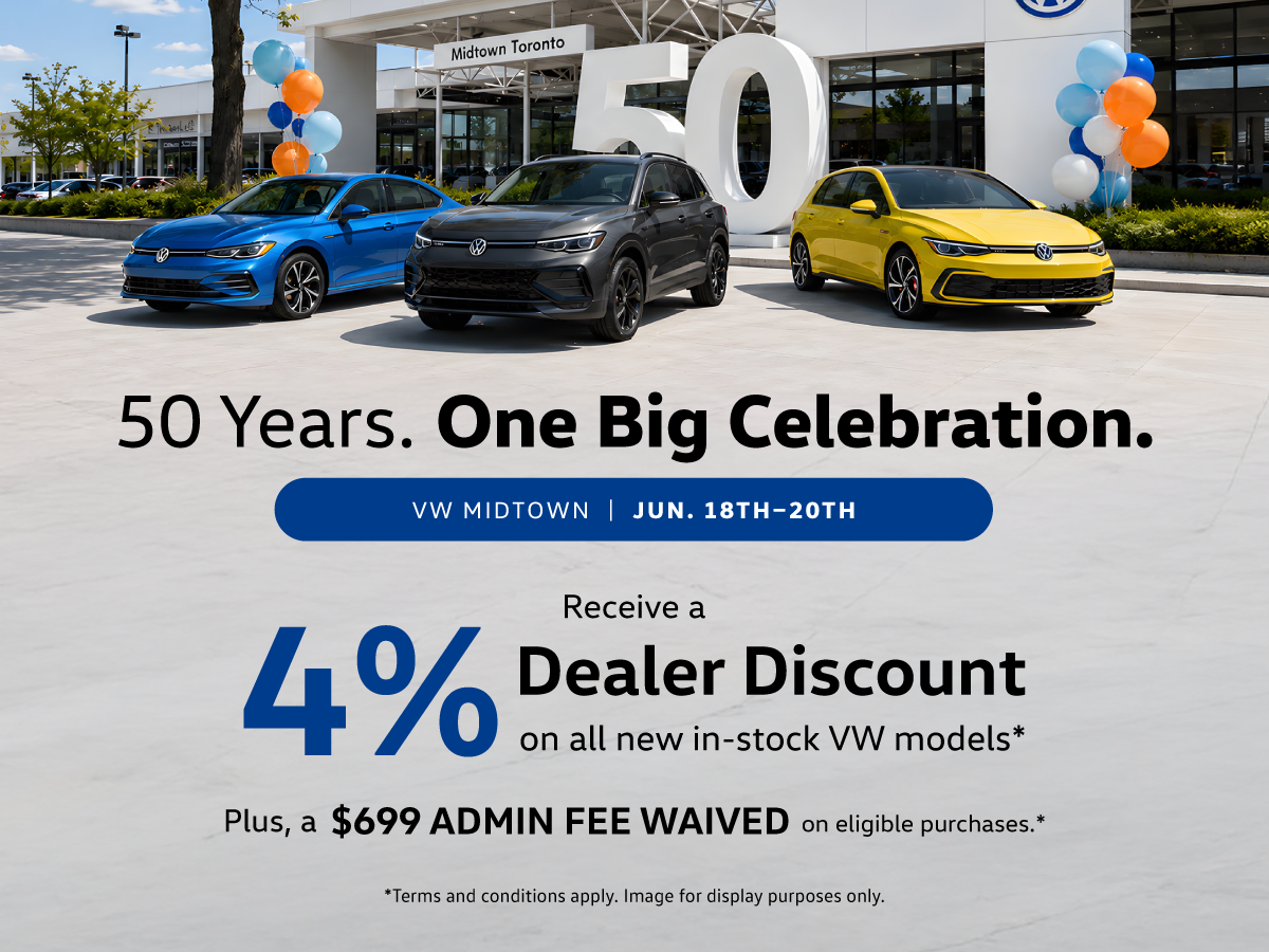 The 3-Day 50 Years Celebration Sales Event
