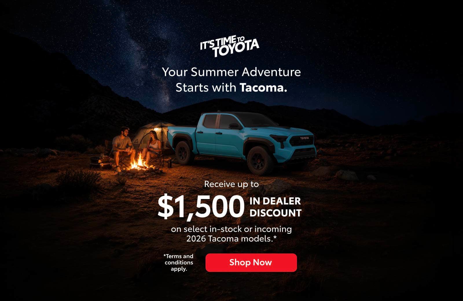 Toyota Tacoma Special Offer - Home page