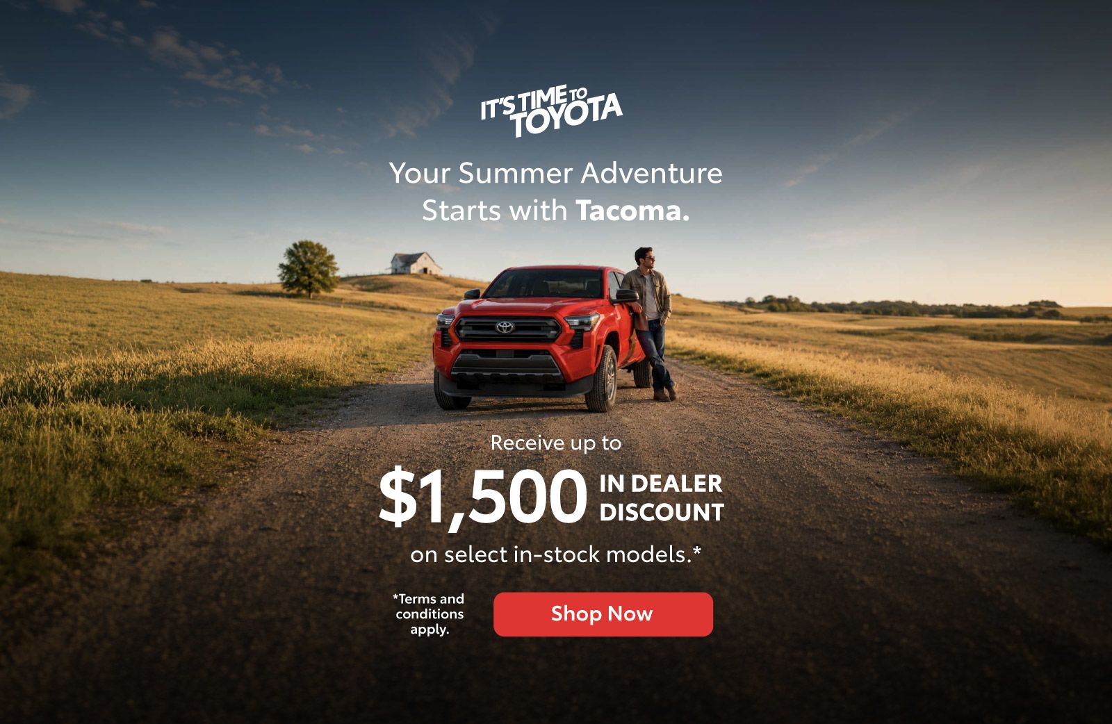 Toyota Tacoma Special Offer - Home page