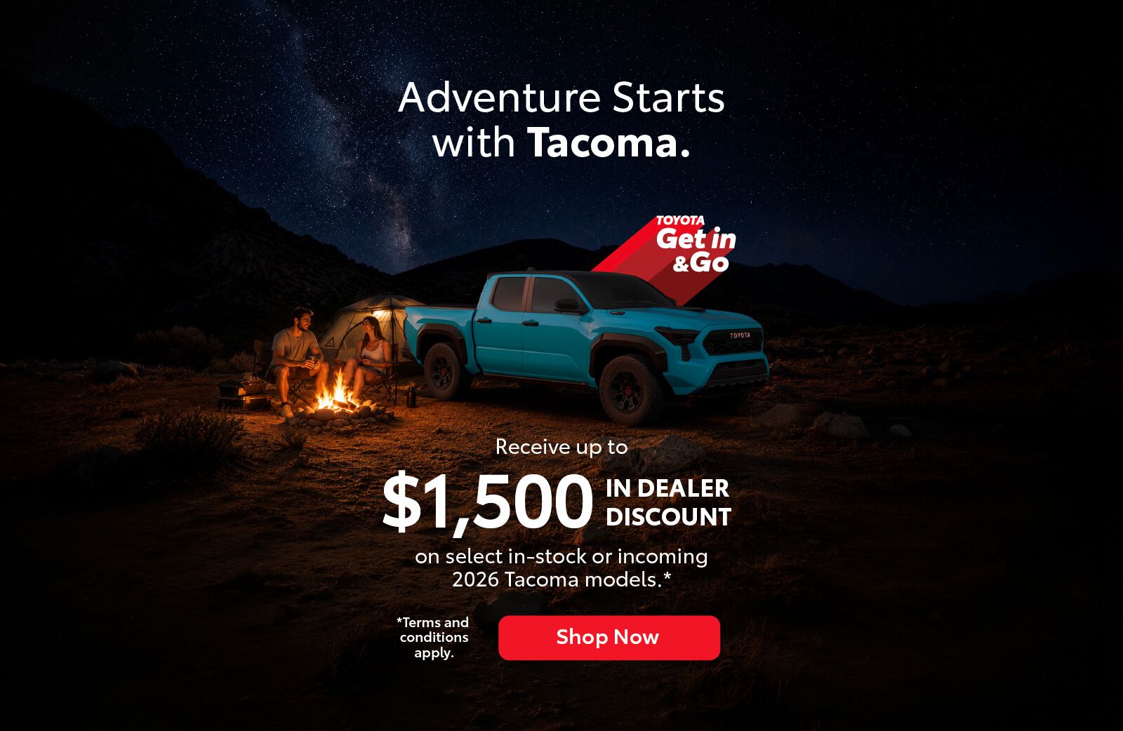 Toyota Tacoma Special Offer - Home page