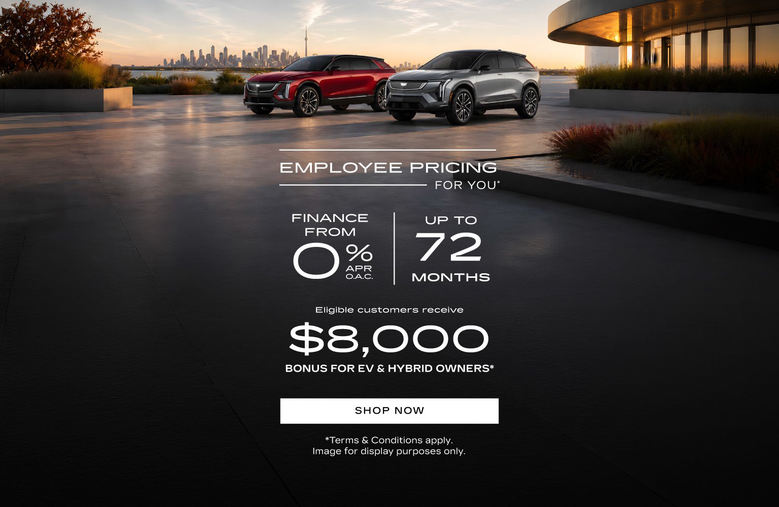Cadillac Employee Pricing - Slider