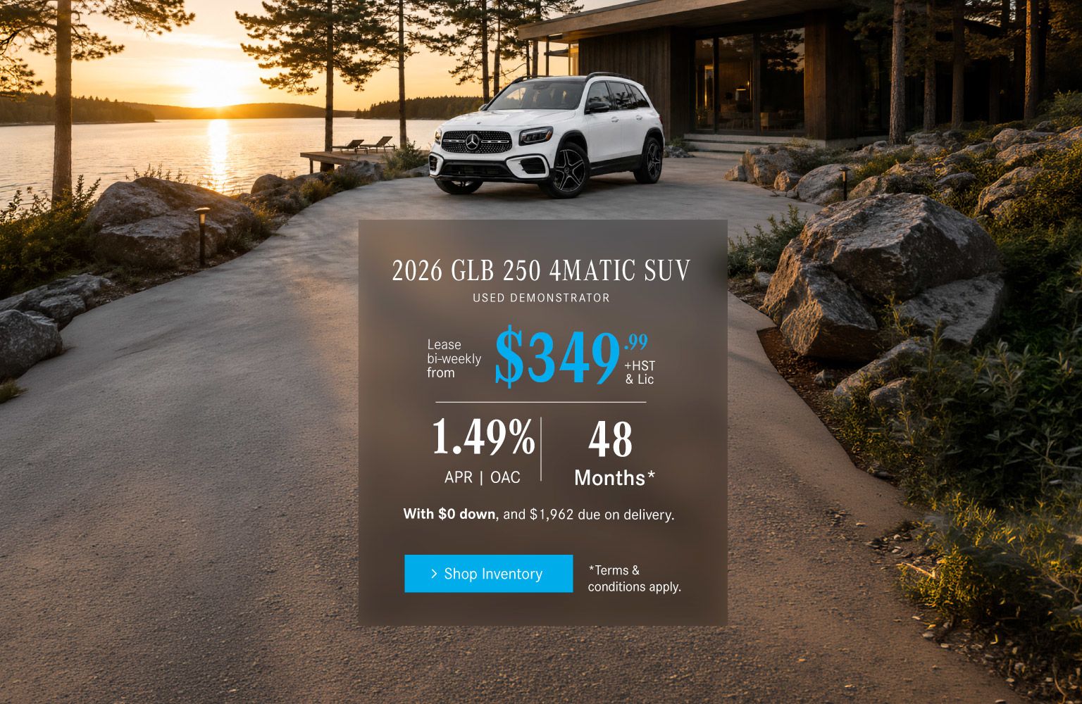 2026 Mercedes-Benz GLB 250 4MATIC  SUV - Used Demonstrator Special