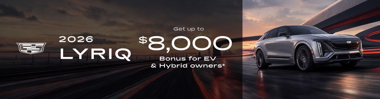 Cadillac Lyriq Finance Offer - VLP