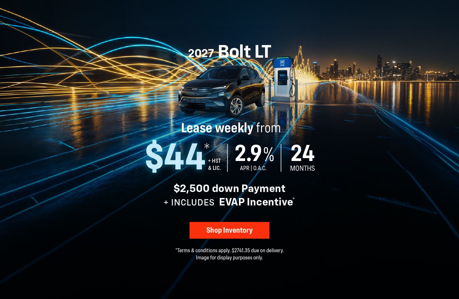 Chevrolet Bolt EV Lease Offer - Slider