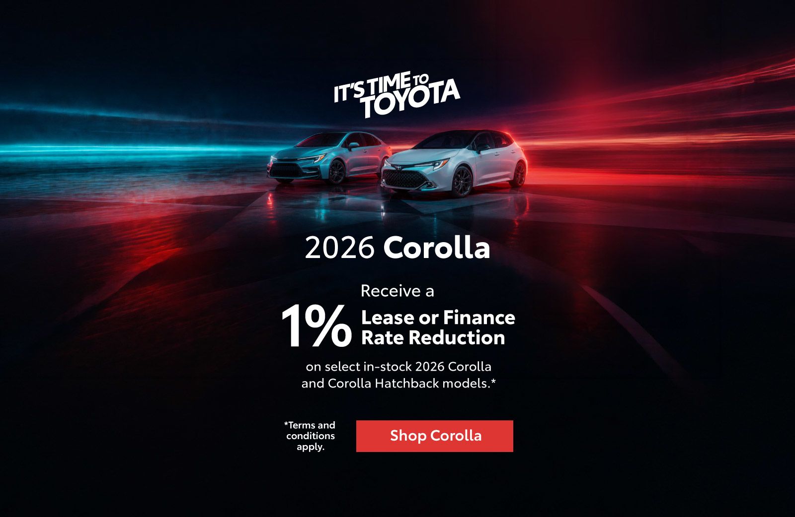 2026 Toyota Corolla Special Offer - Home page