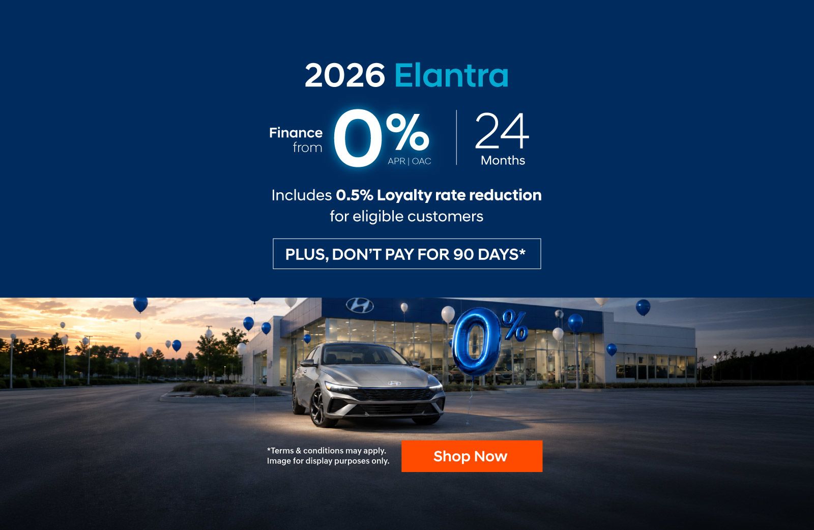 2026 Hyundai Elantra 0% Financing