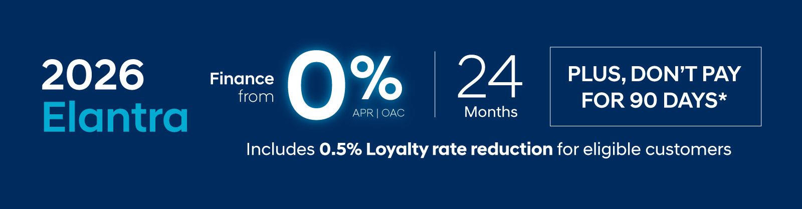 2026 Hyundai Elantra 0% Financing Offer
