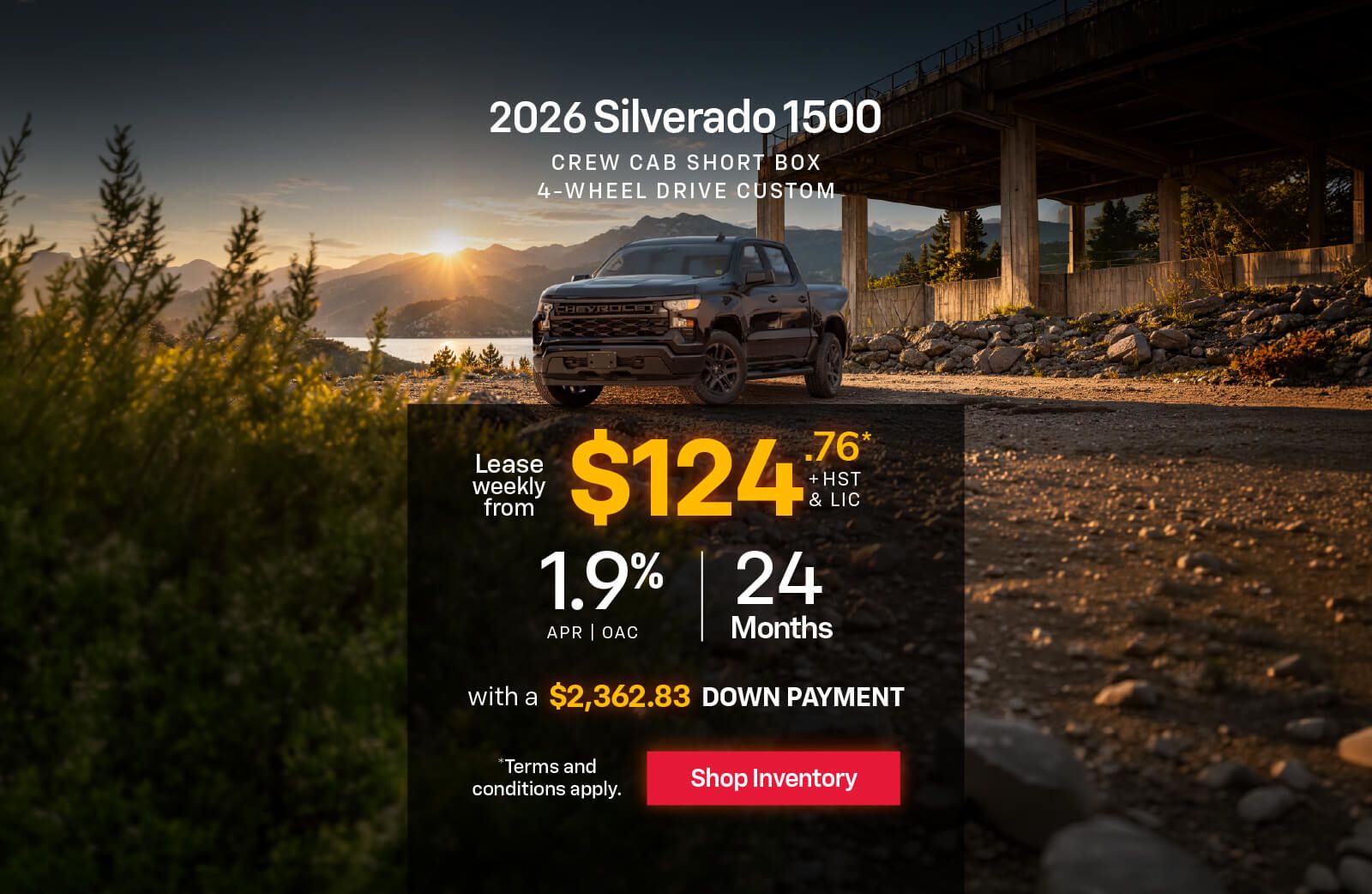 Silverado 1500 Lease Offer - Slider