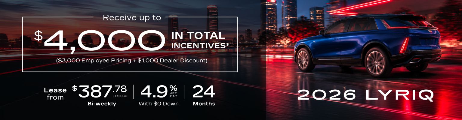 Cadillac Lyric Lease Offer - VLP