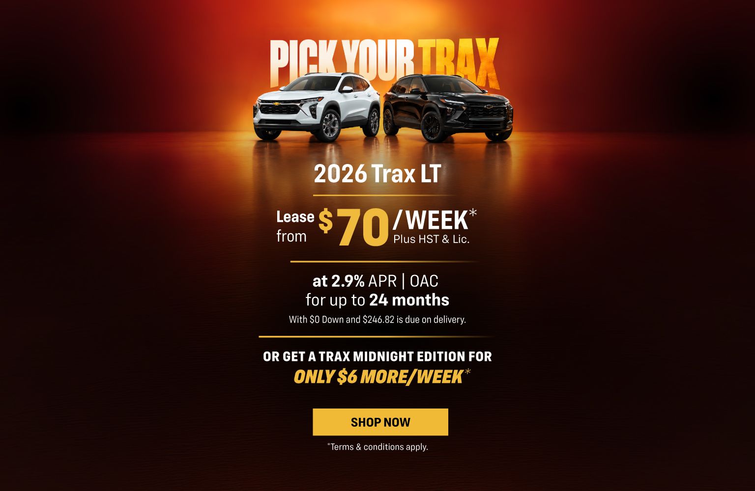 Trax Lease Offer - Slider