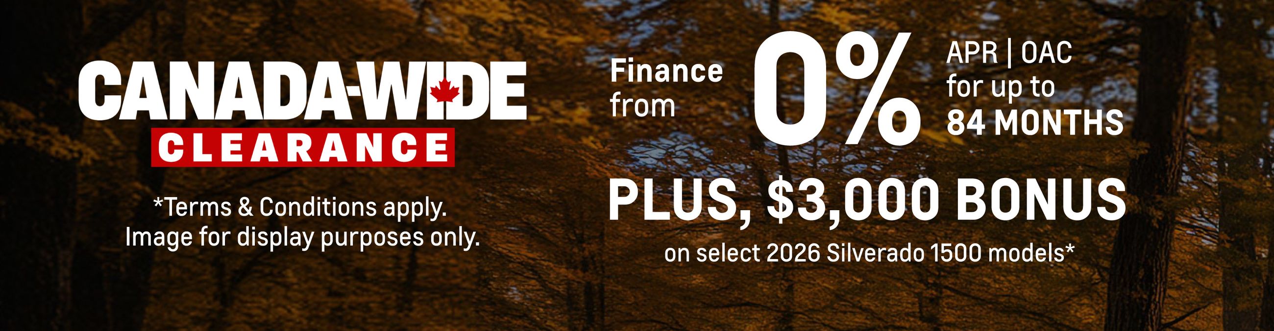 Canada-Wide Clearance Trucks - VLP