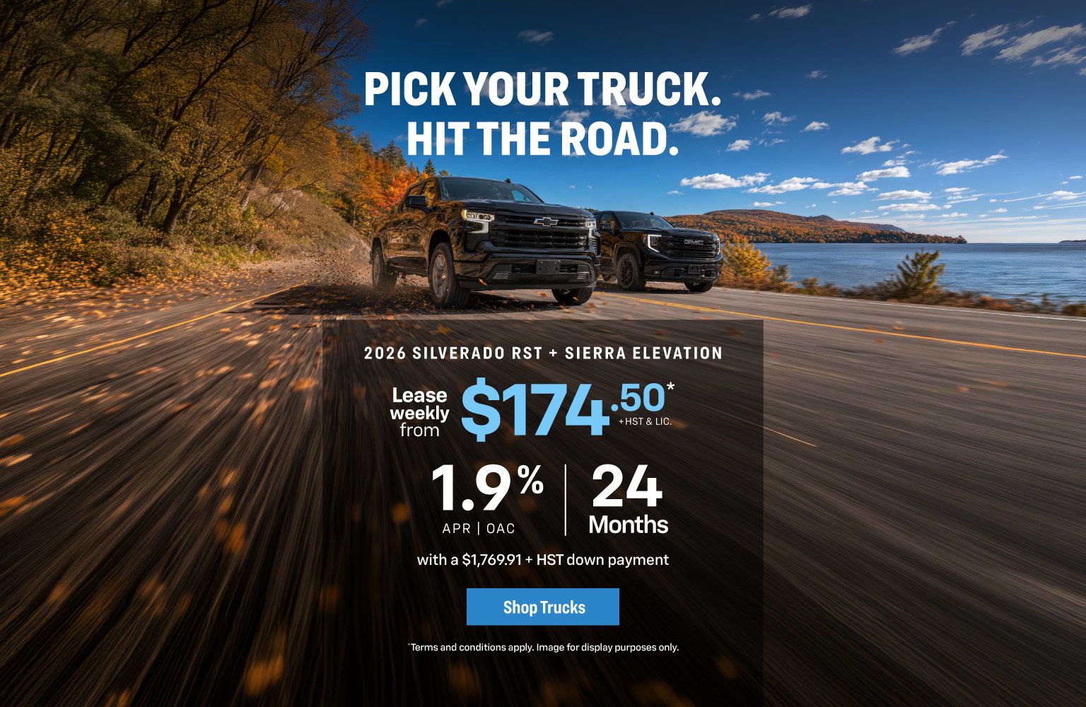 Sierra & Silverado September Offers - Slider