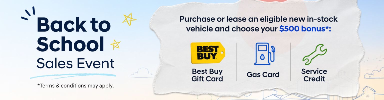 Back to School Sales Event