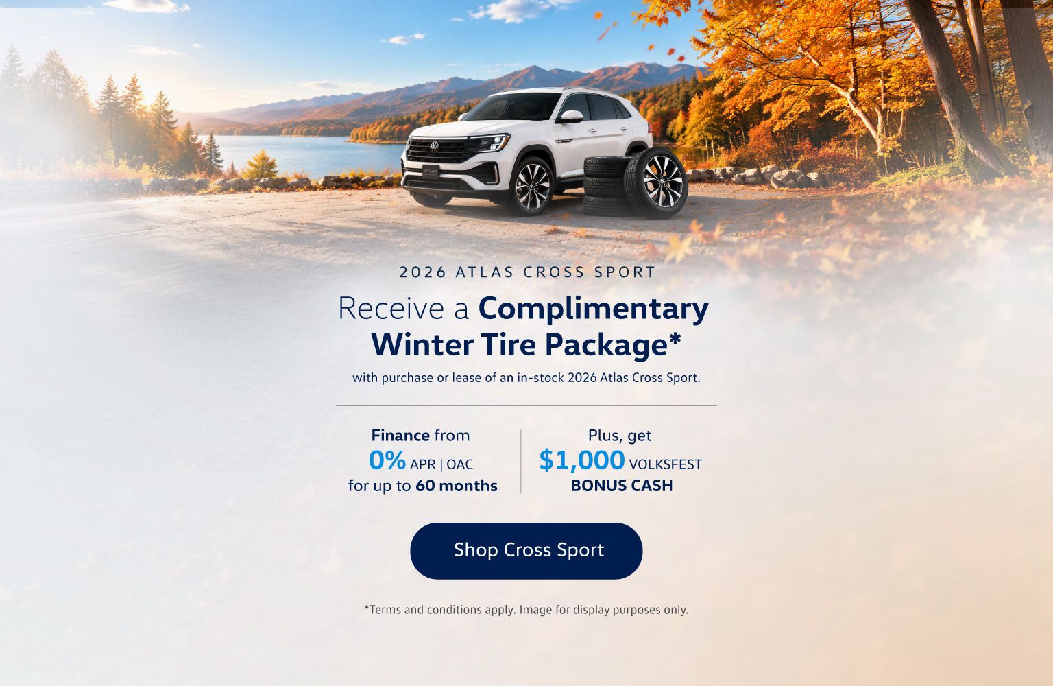 2026 VW Atlas Cross Sport Offer