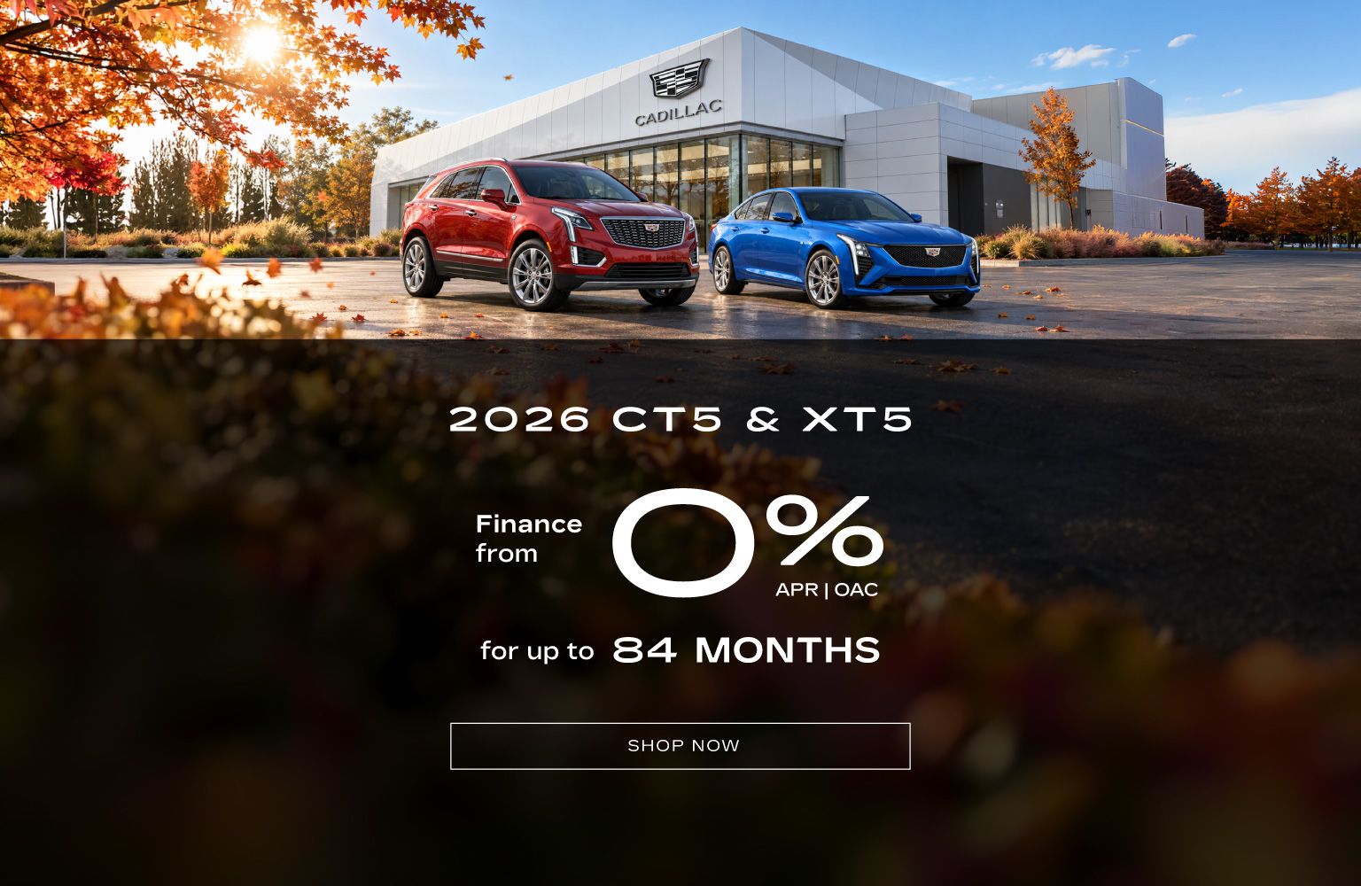 CT5 & XT5 Finance Offer - Slider