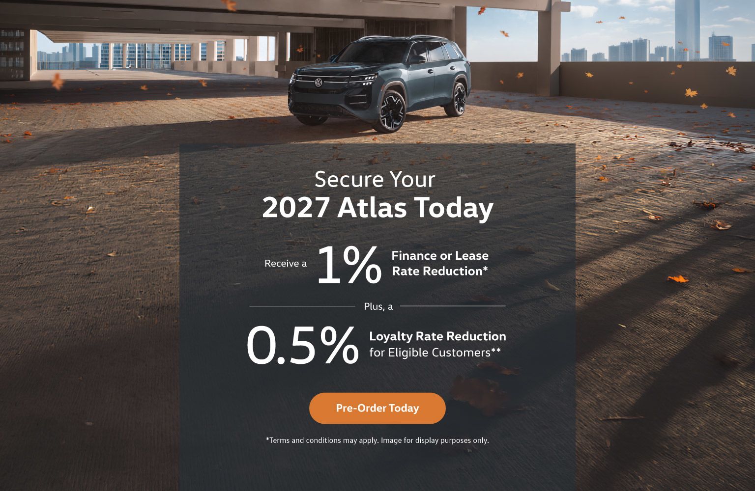 Secure the All-New 2027 Volkswagen Atlas Toda