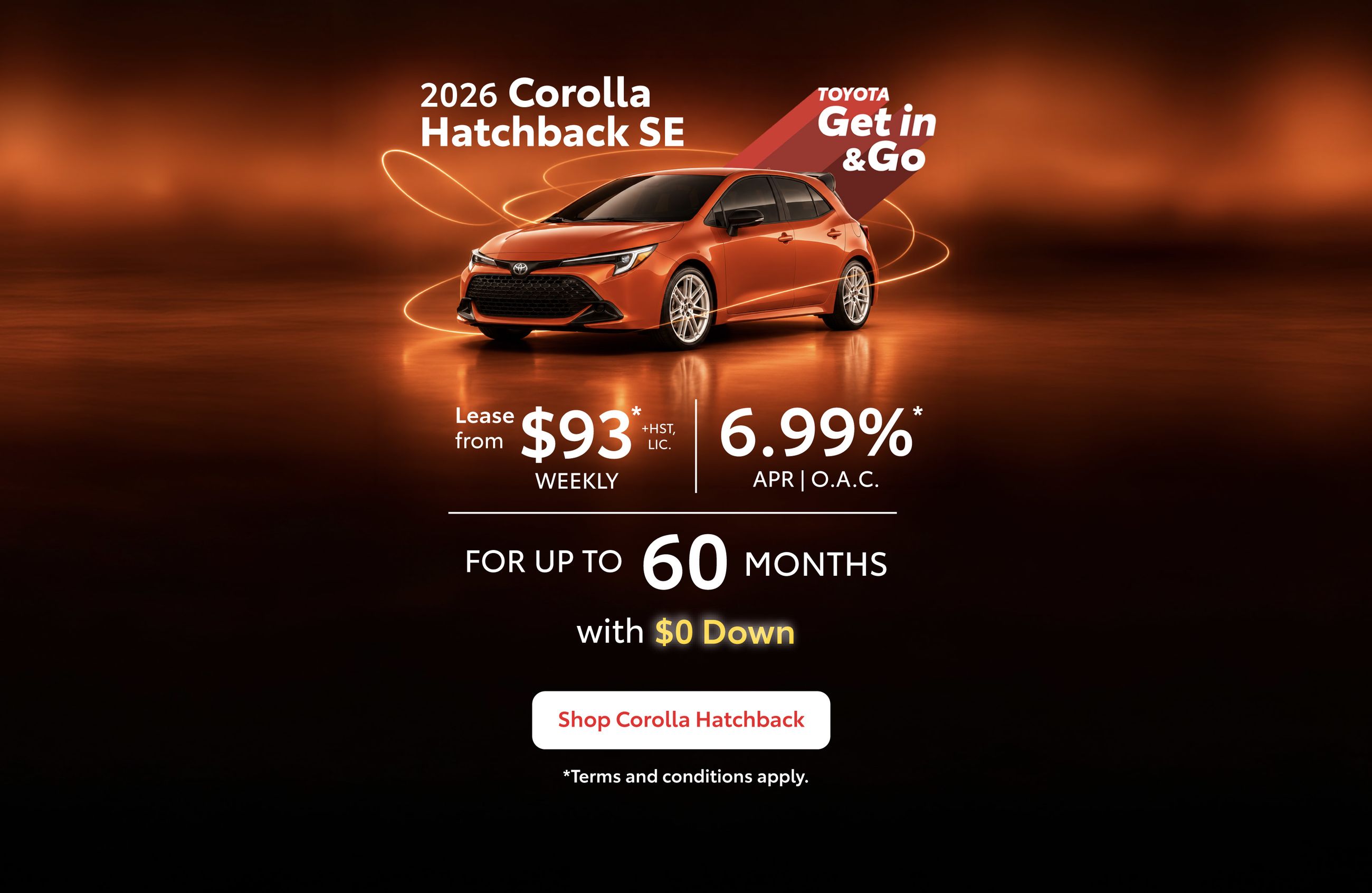 2026 Toyota Corolla Hatchback Lease Offer - Home page