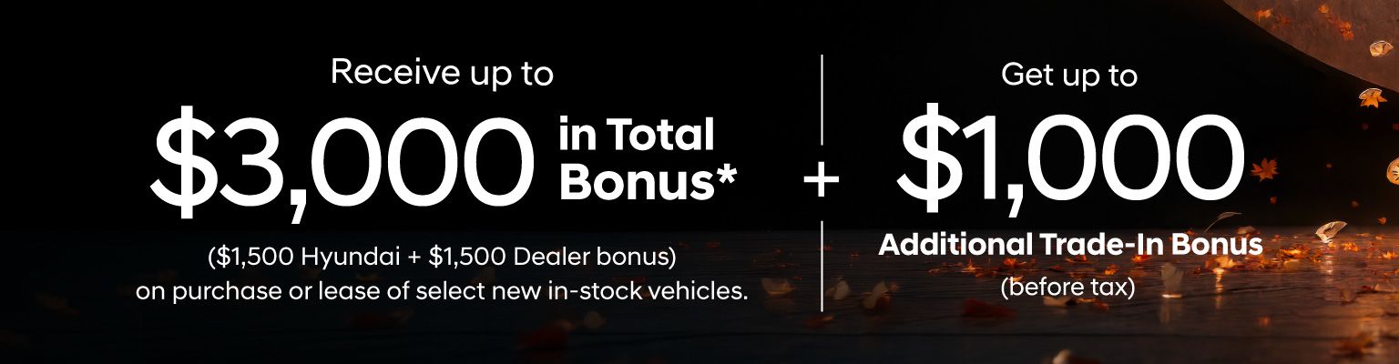 Double Your Bonus Fall Event