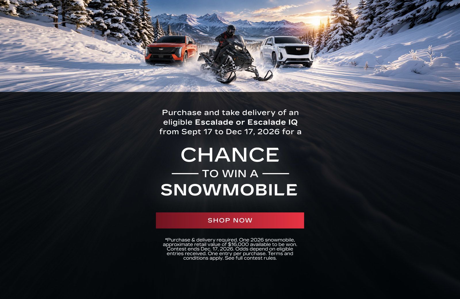 AC Snowmobile Giveaway - Slider